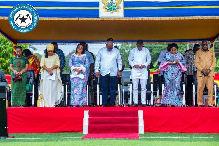 PRESIDENT COMMITS TO PROVIDING GOOD ROADS FOR GREATER ACCRA REGION.