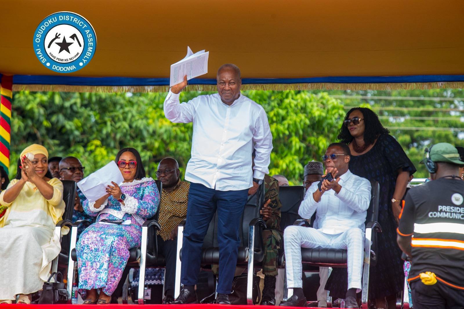 PRESIDENT COMMITS TO PROVIDING GOOD ROADS FOR GREATER ACCRA REGION.