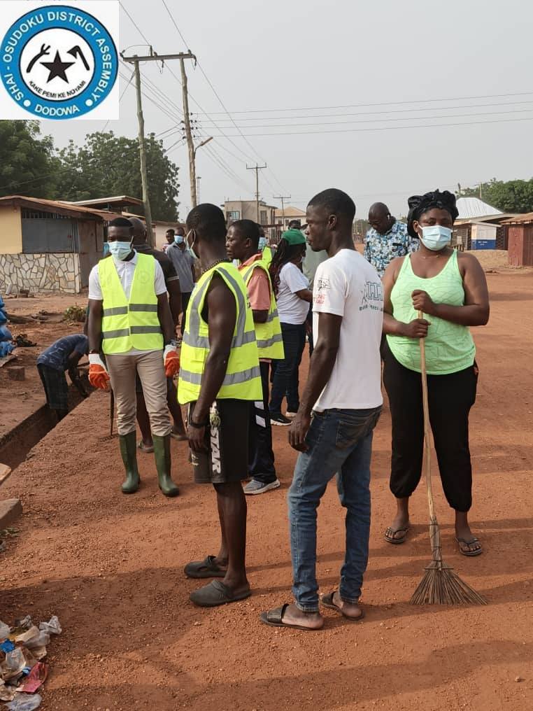 SHAI-OSUDOKU DCE SPEARHEADS CLEAN-UP EXERCISE AT KORDIABE.