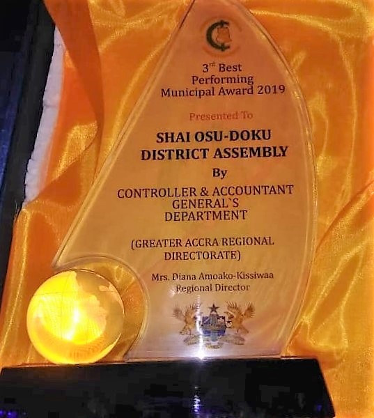 SODA adjudged the third Best performing Assembly In the Greater Accra Region