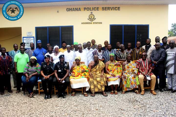 SHAI-OSUDOKU DISTRICT ASSEMBLY HANDS OVER AGOMEDA POLICE STATION TO DIVISIONAL POLICE ADMINISTRATION.