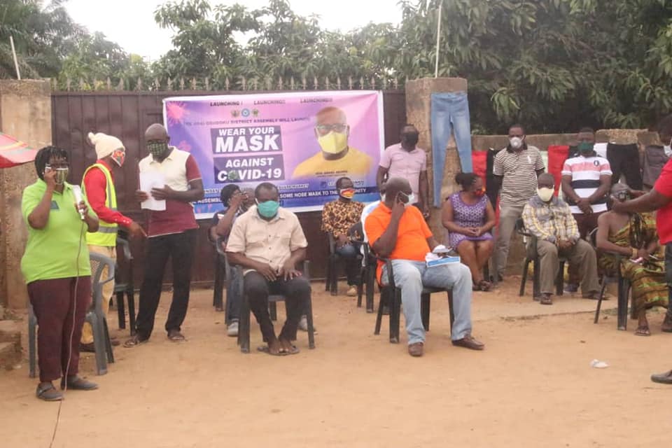 Shai-Osudoku District Assembly Launch Wear your Mask Campaign, SODA, Dodowa
