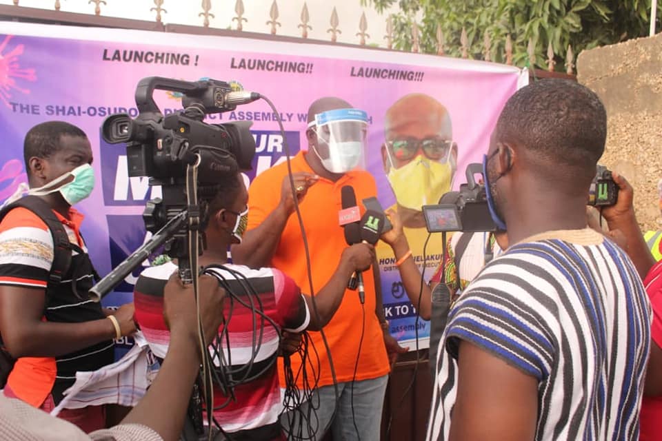Shai-Osudoku District Assembly Launch Wear your Mask Campaign, SODA, Dodowa