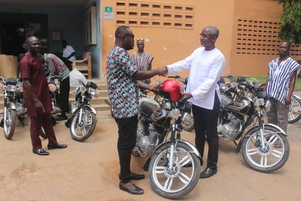 Donation Of Motorbikes To Assembly Members.