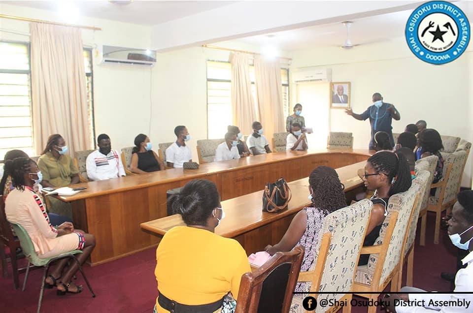 The Shai-Osudoku District Assembly has organized a one-day orientation program for National Service Personnel in the district.