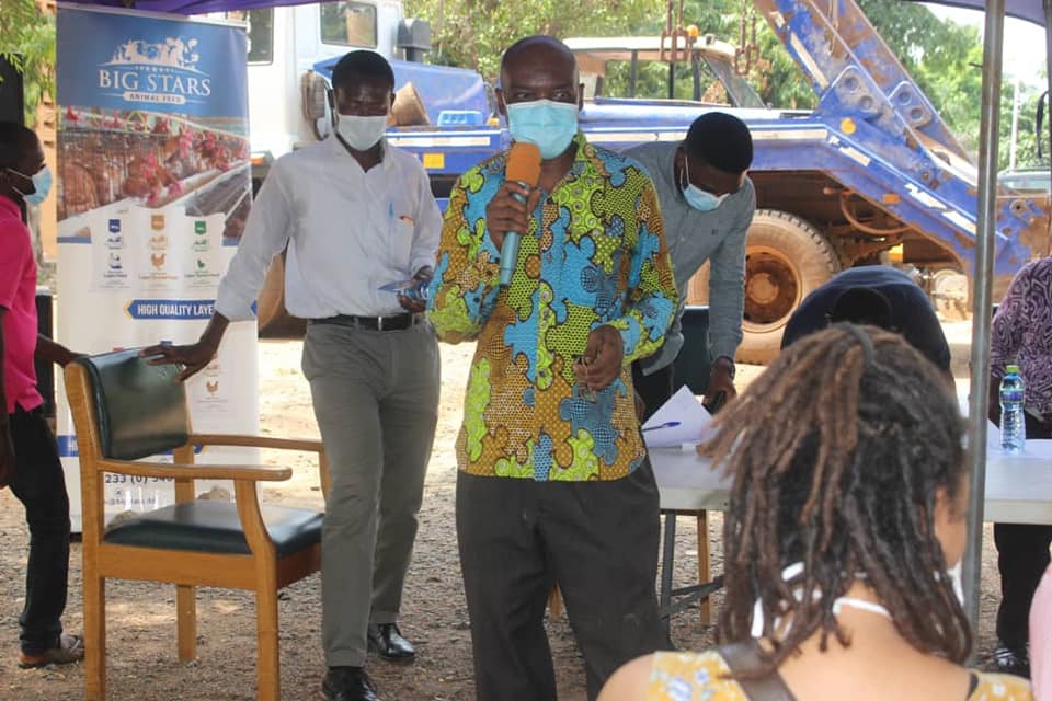 Ghana Poultry Project Trainees Inaugurated in Shai-Osudoku District.