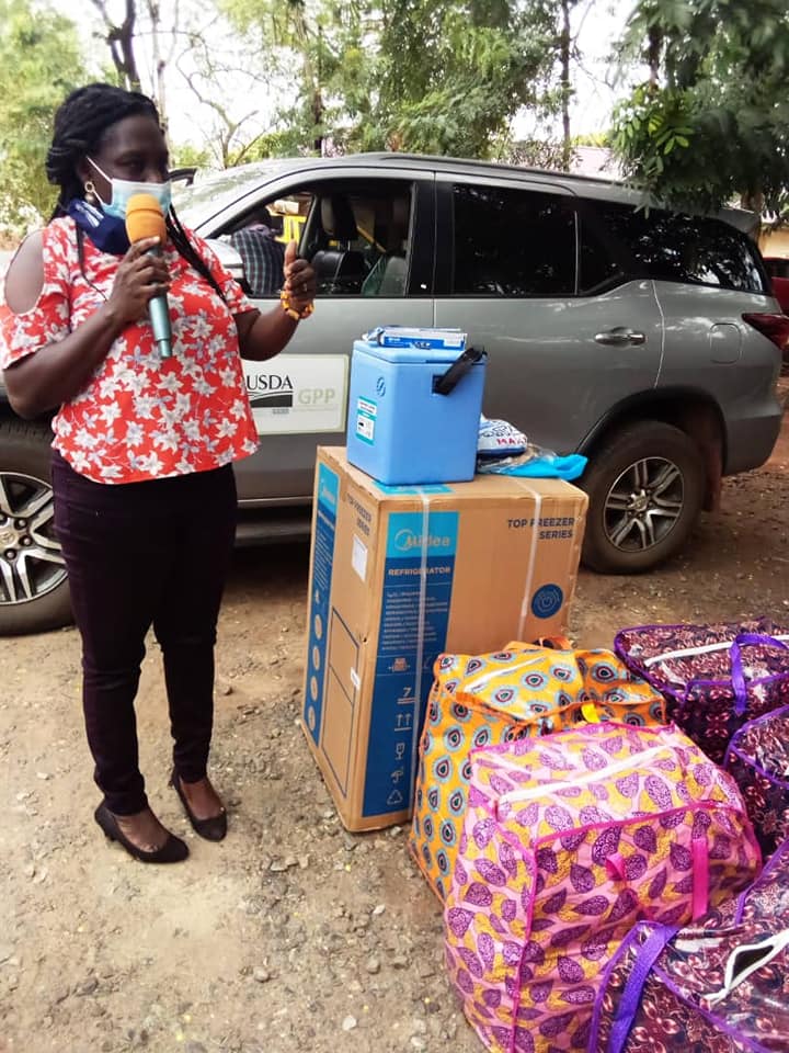 Ghana Poultry Project Trainees Inaugurated in Shai-Osudoku District.