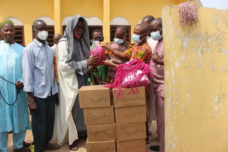 SODA Donates Personal Protective Equipment to Muslim Communities in the Shai-Osudoku District
