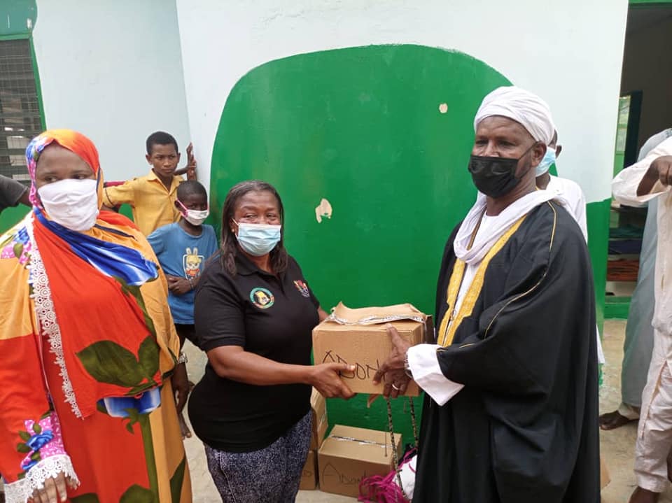 SODA Donates Personal Protective Equipment to Muslim Communities in the Shai-Osudoku District