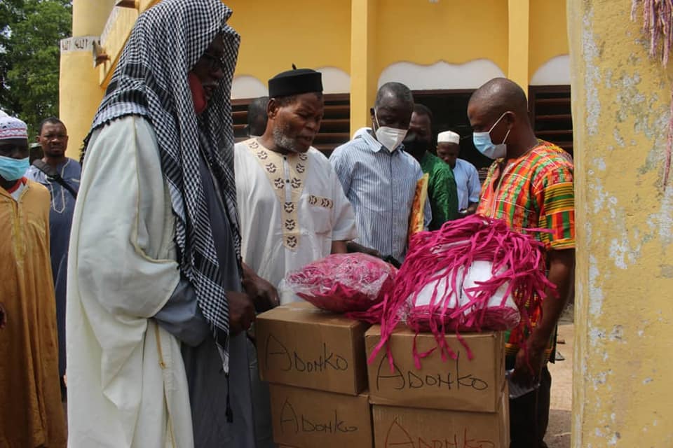 SODA Donates Personal Protective Equipment to Muslim Communities in the Shai-Osudoku District