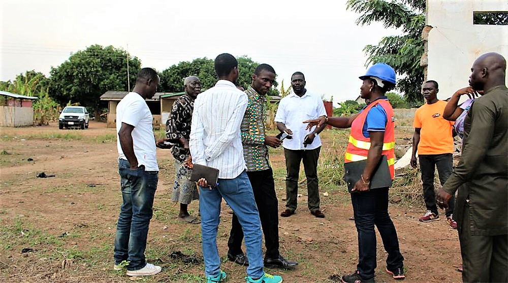A Tour to Proposed Sites for Toilet Facilities