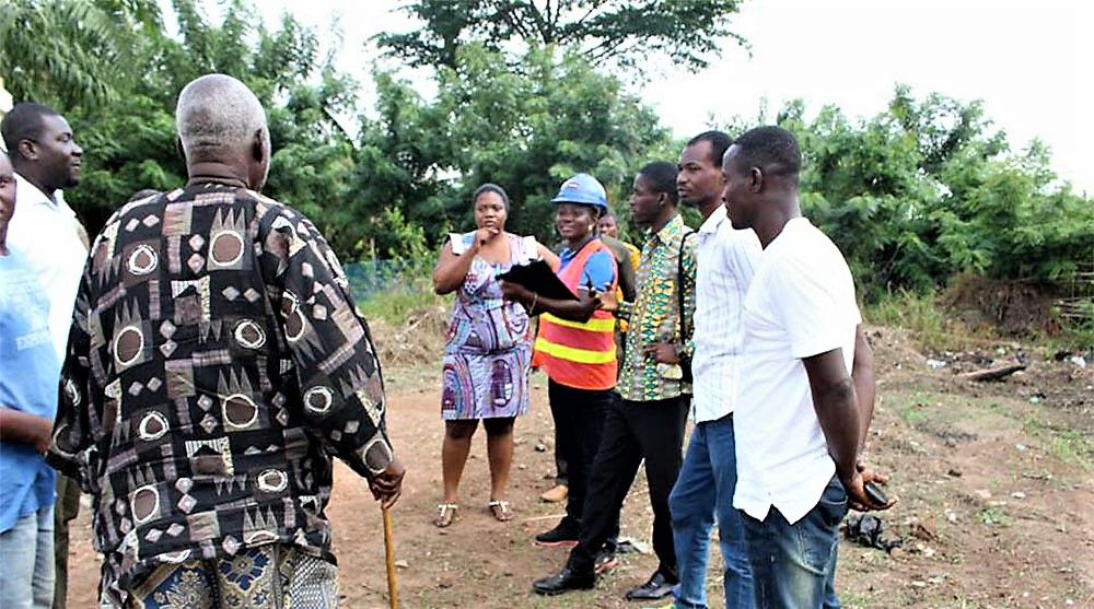 A Tour to Proposed Sites for Toilet Facilities