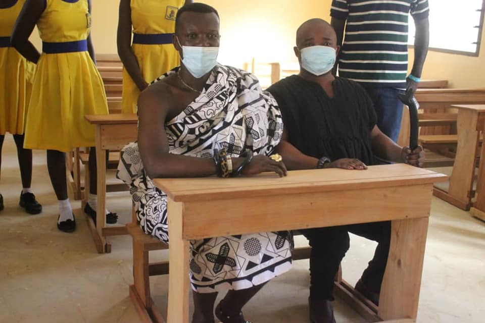 Shai-Osudoku District Assembly Commissions Classroom Blocks at Four Venues in the District, District Chief Executive(DCE)of the Shai-Osudoku District Assembly Hon. Daniel Akuffo 