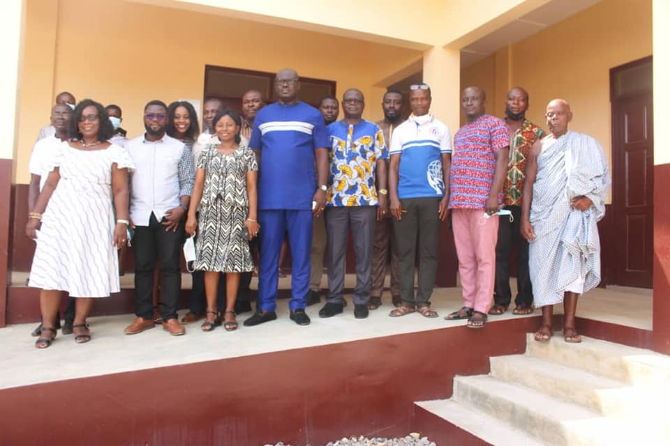 Shai-Osudoku District Assembly Commissions Classroom Blocks at Four Venues in the District, District Chief Executive(DCE)of the Shai-Osudoku District Assembly Hon. Daniel Akuffo 
