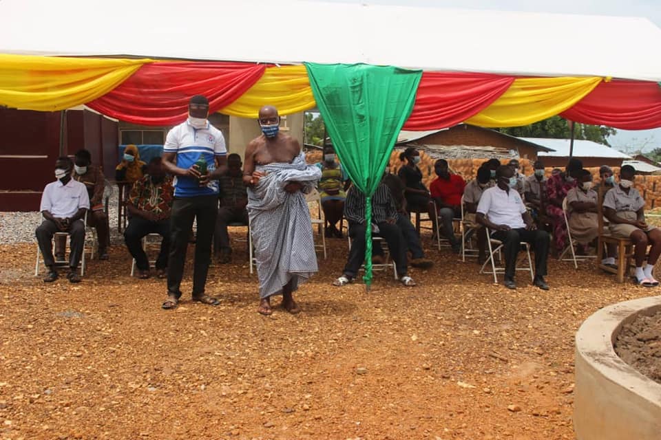 Shai-Osudoku District Assembly Commissions Classroom Blocks at Four Venues in the District, District Chief Executive(DCE)of the Shai-Osudoku District Assembly Hon. Daniel Akuffo 