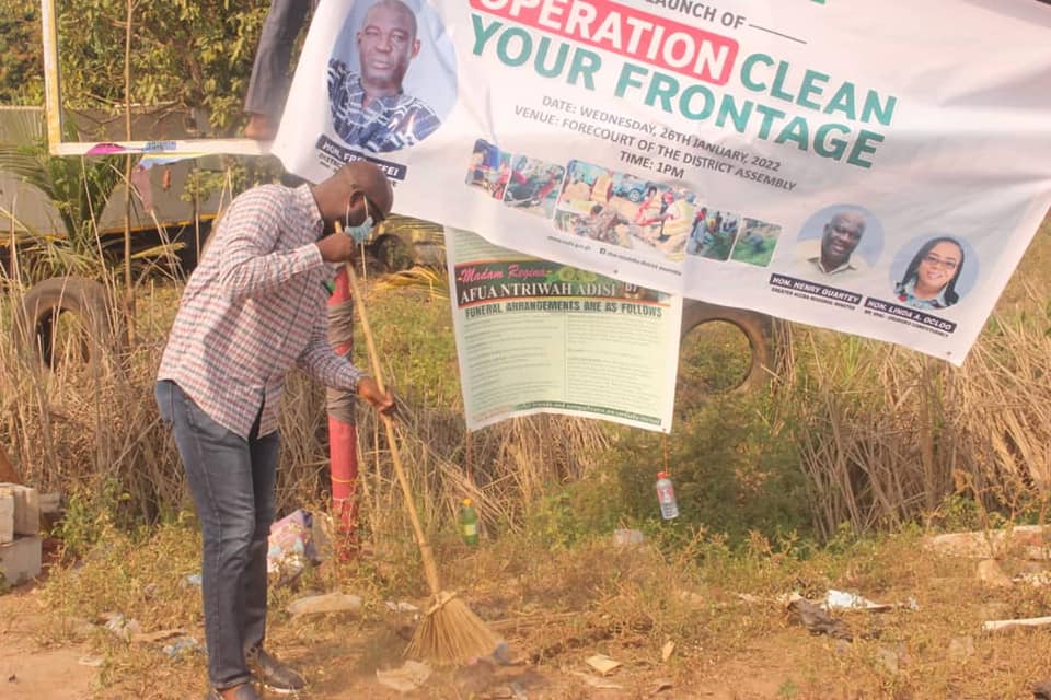 Shai-Osudoku District Assembly Launches Operation Clean Your Frontage