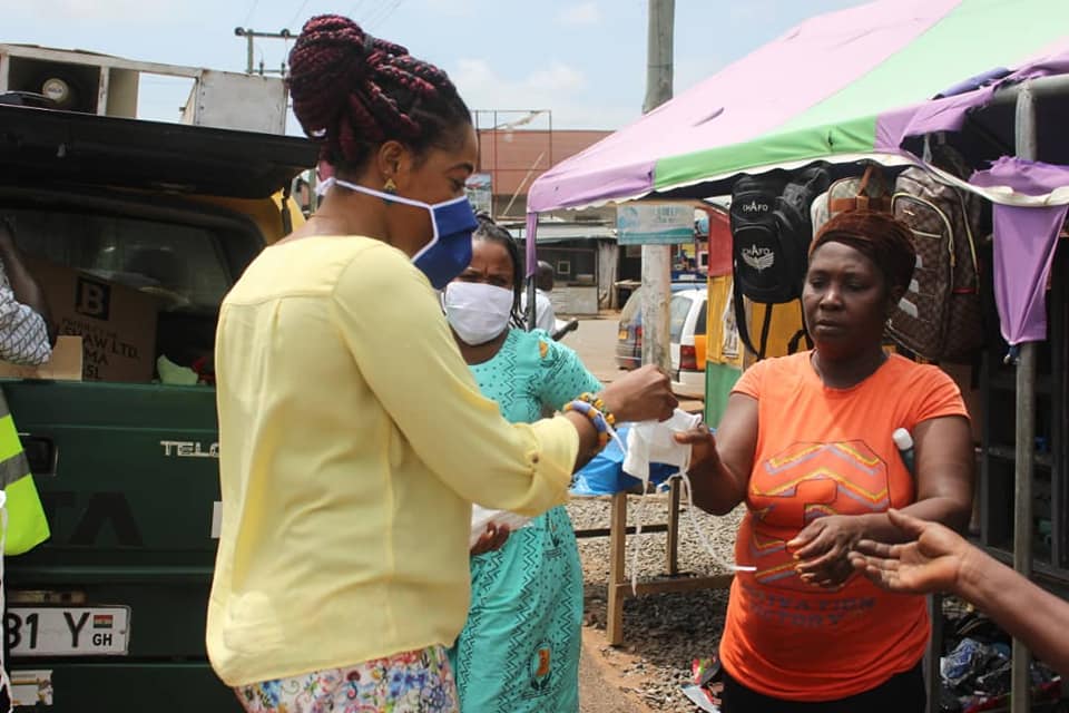 Shai-Osudoku District Assembly Distributes Protective Items to Residents, SODA, COVID19, SODA, Dodowa,Ghana