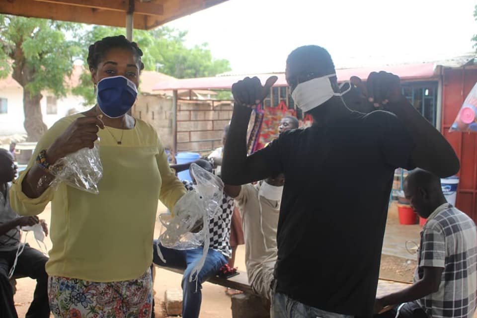 Shai-Osudoku District Assembly Distributes Protective Items to Residents, SODA, COVID19, SODA, Dodowa,Ghana