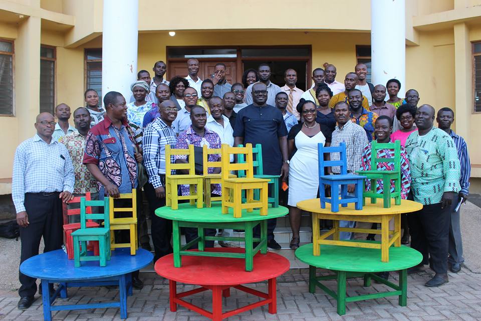 Shai-Osudoku District Assembly Donates Furniture to Kindergarten Pupils, Shai-Osudoku District