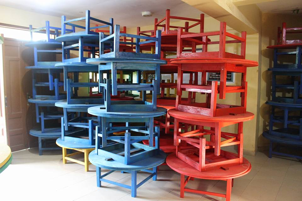 Shai-Osudoku District Assembly Donates Furniture to Kindergarten Pupils, Shai-Osudoku District