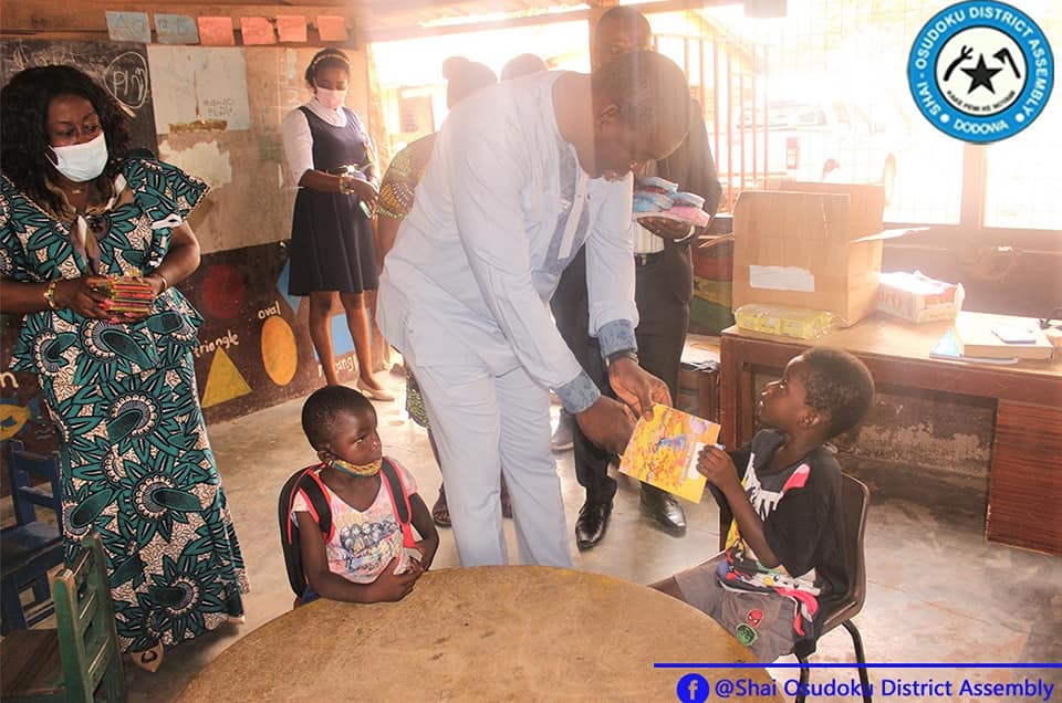 Shai-Osudoku District Observes My First Day at School.