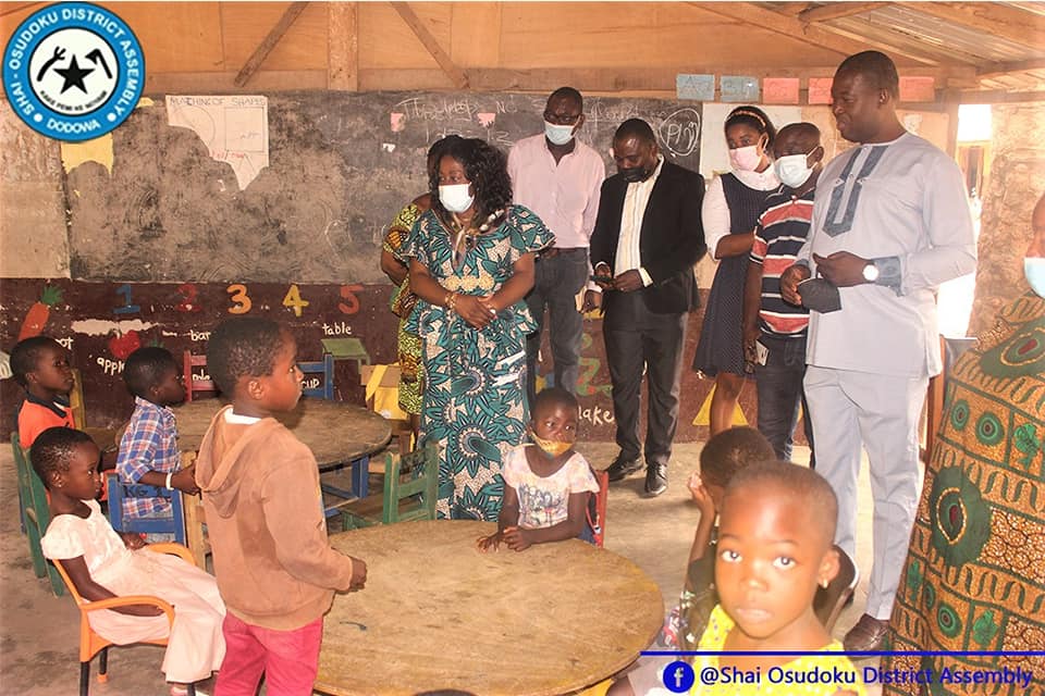 Shai-Osudoku District Observes My First Day at School.
