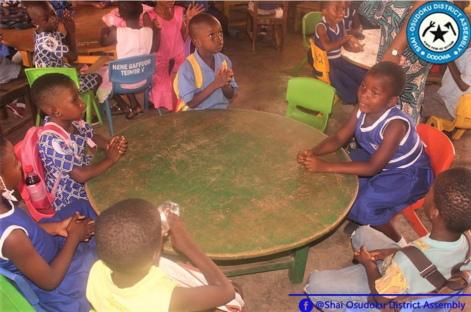 Shai-Osudoku District Observes My First Day at School.