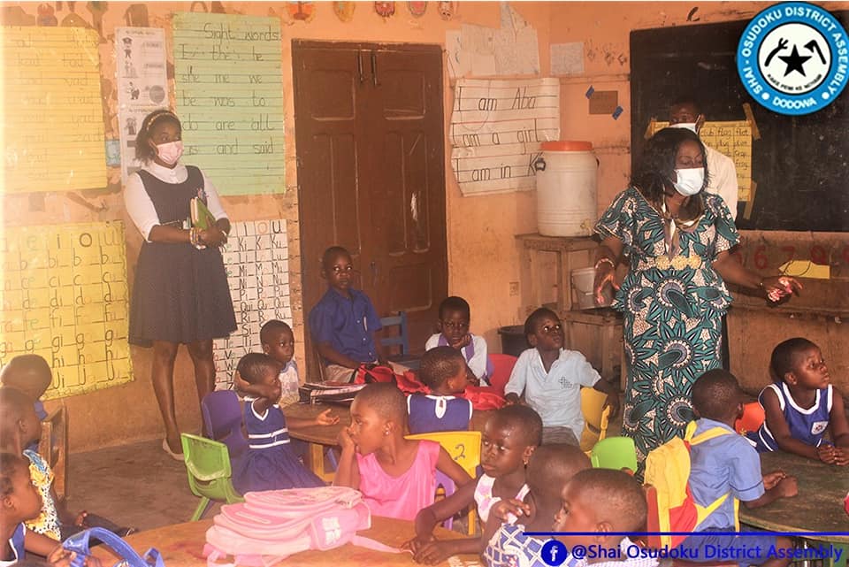 Shai-Osudoku District Observes My First Day at School.
