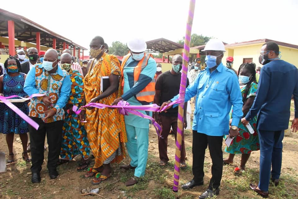 Official Sod Cutting for the Construction of Dodowa and Asutsuare Market., SODA