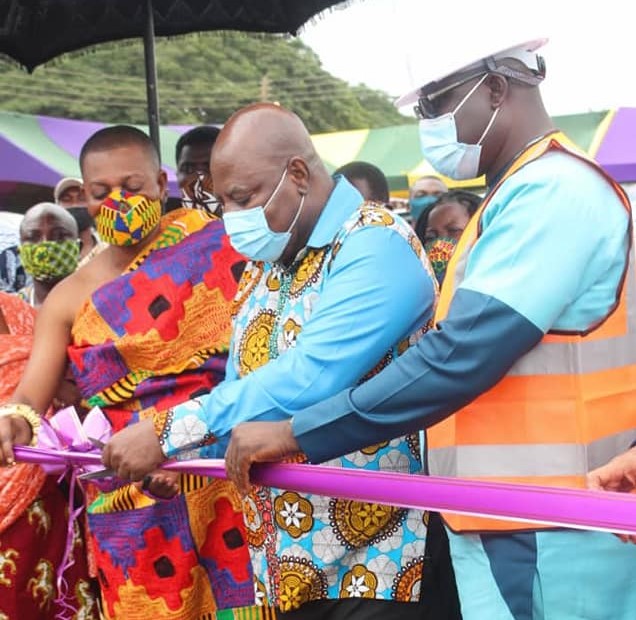 Official Sod Cutting for the Construction of Dodowa and Asutsuare Market., SODA