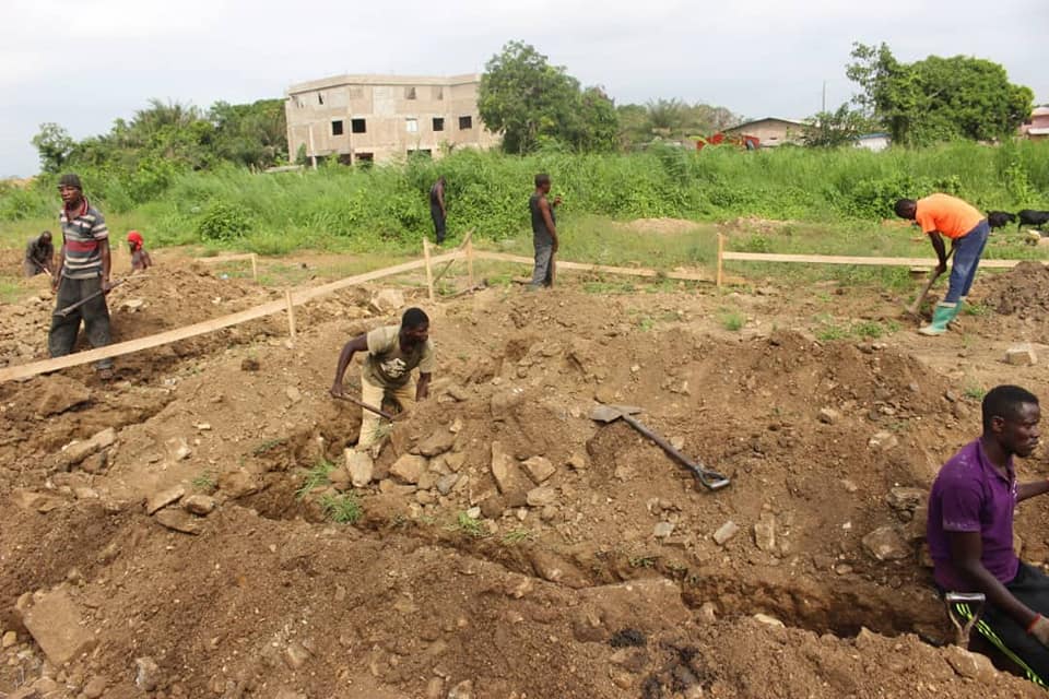 Official Sod Cutting for the Construction of Dodowa and Asutsuare Market., SODA
