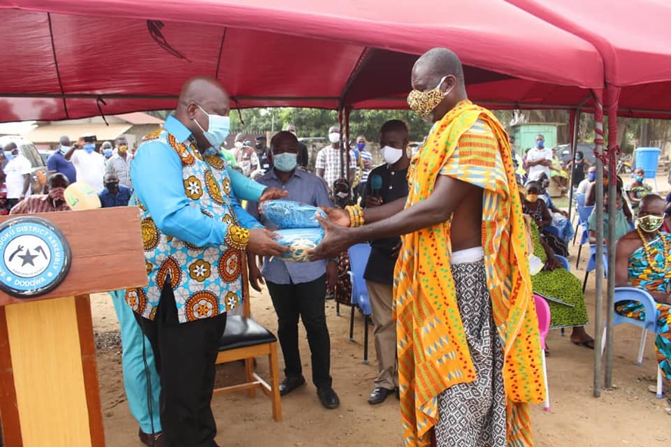 Official Sod Cutting for the Construction of Dodowa and Asutsuare Market., SODA
