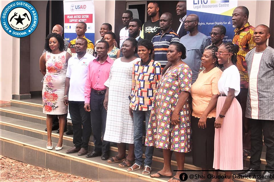 Two-Day Sensitization Workshop on Justice Delivery System Held In Shai-Osudoku District.