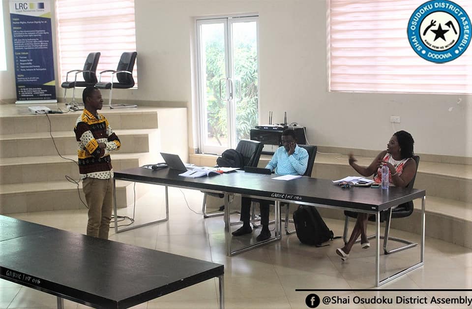 Two-Day Sensitization Workshop on Justice Delivery System Held In Shai-Osudoku District.