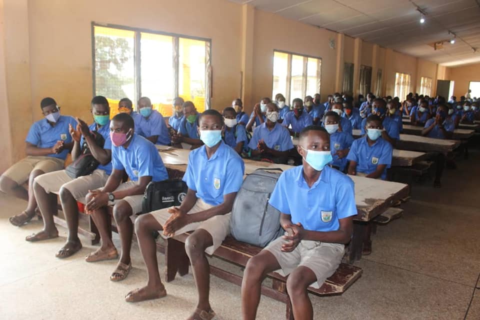 Shai-Osudoku District Chief Executive Visits Schools on Resumption Day