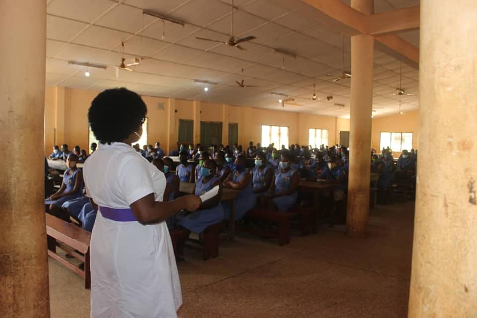 Shai-Osudoku District Chief Executive Visits Schools on Resumption Day