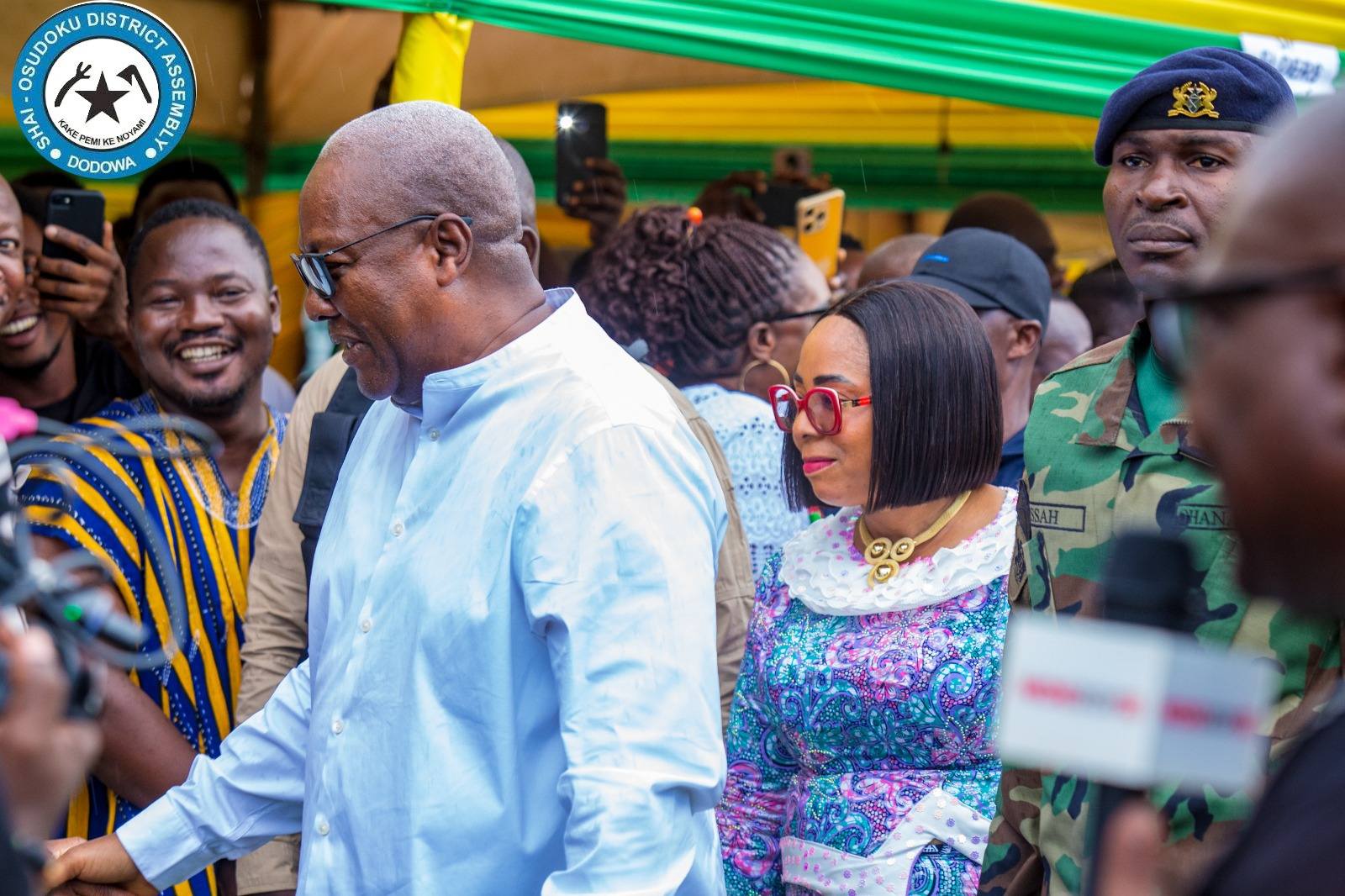 PRESIDENT COMMITS TO PROVIDING GOOD ROADS FOR GREATER ACCRA REGION.