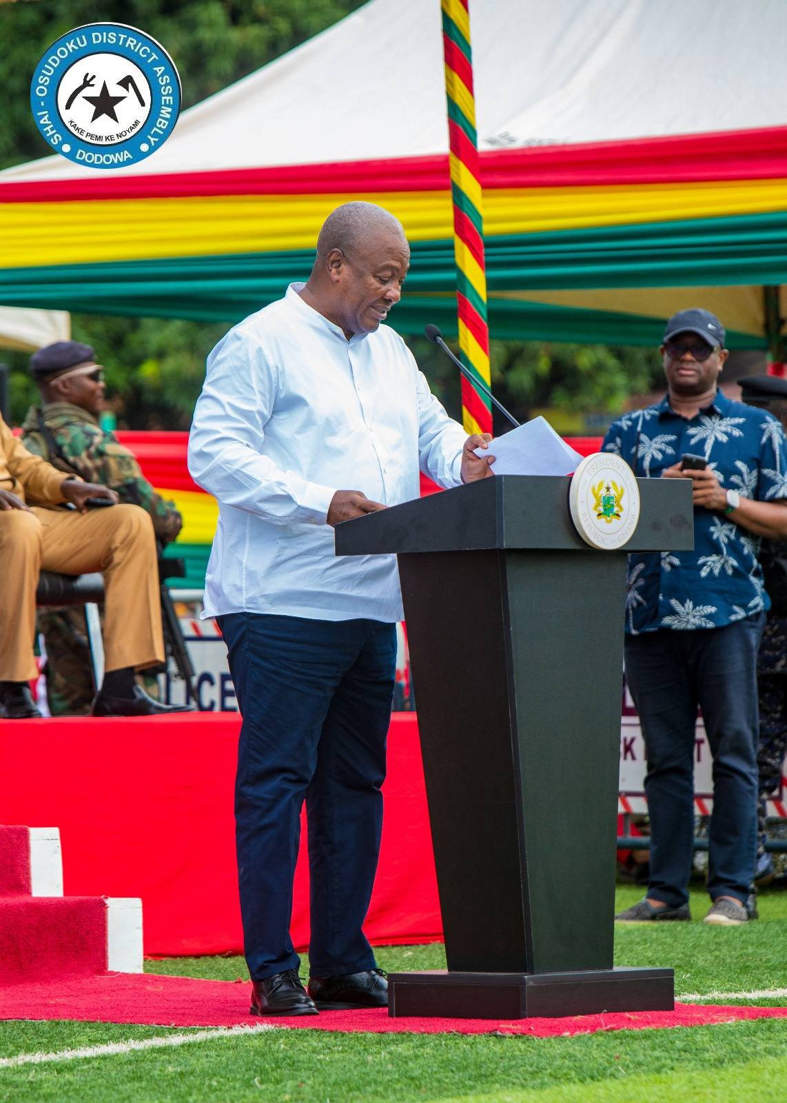PRESIDENT COMMITS TO PROVIDING GOOD ROADS FOR GREATER ACCRA REGION.