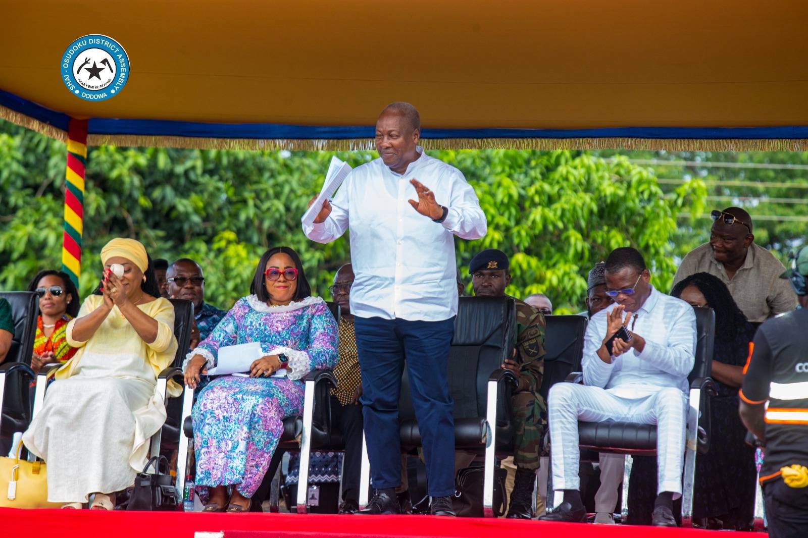 PRESIDENT COMMITS TO PROVIDING GOOD ROADS FOR GREATER ACCRA REGION.