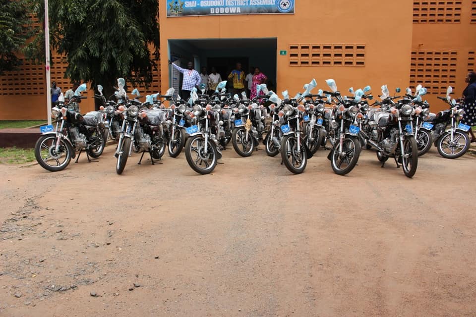 Assembly members of the Shai-Osudoku District Assembly are now beneficiaries