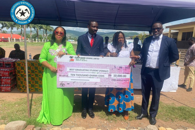 MP, DCE AND EDUCATION DIRECTOR INSPIRE BECE CANDIDATES.