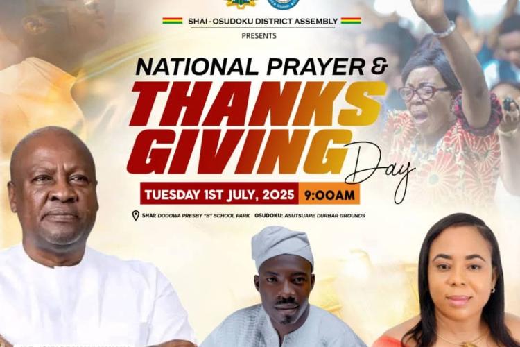 NATIONAL PRAYER AND THANKS GIVING DAY