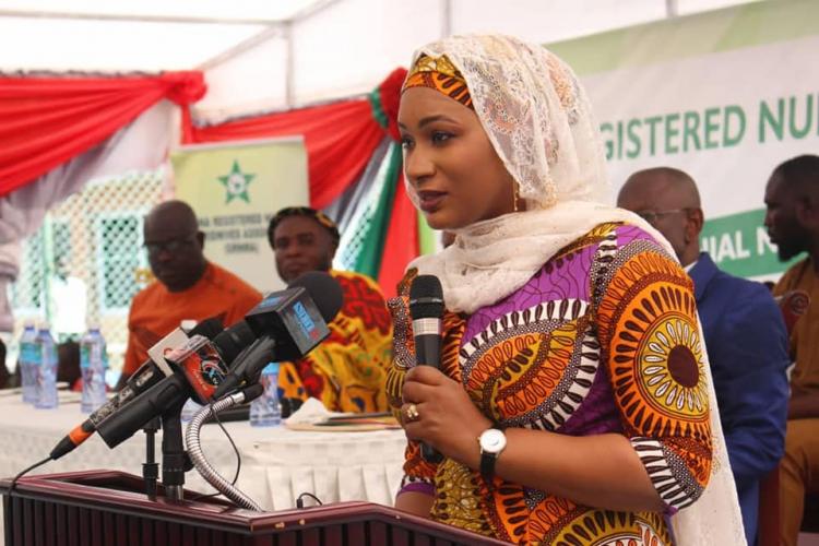 Second Lady of the Republic of Ghana, Her Excellency Samira Bawumia, The Ghana Registered Nurses and Midwives Association Biennial National Congress