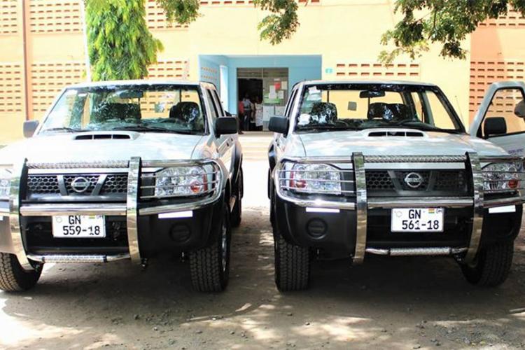 SODA new two (2) Nissan NP300 pickups, Dodowa