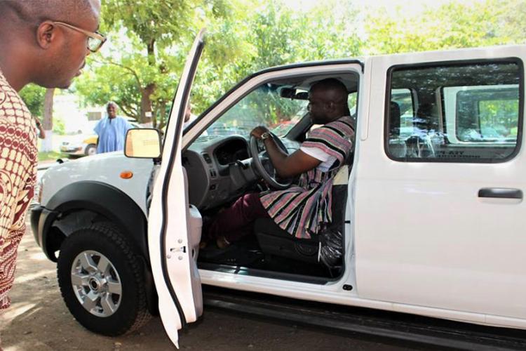 SODA new two (2) Nissan NP300 pickups, Dodowa