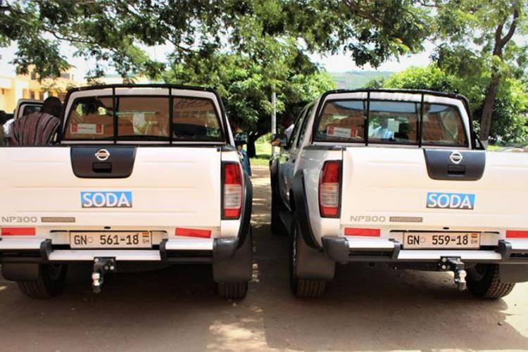 SODA new two (2) Nissan NP300 pickups, Dodowa