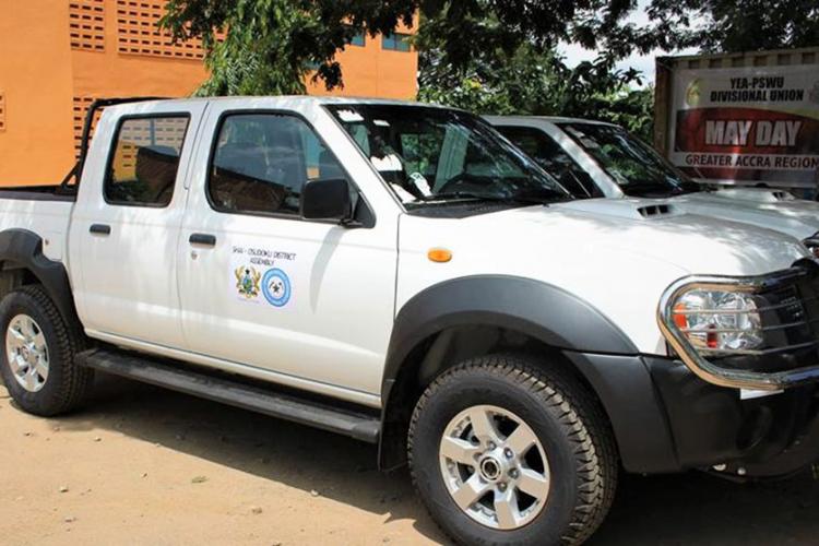 SODA new two (2) Nissan NP300 pickups, Dodowa