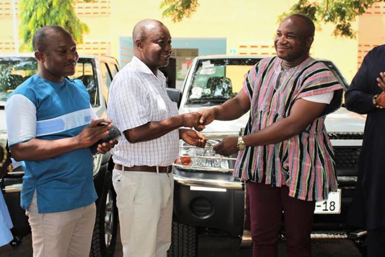 SODA new two (2) Nissan NP300 pickups, Dodowa