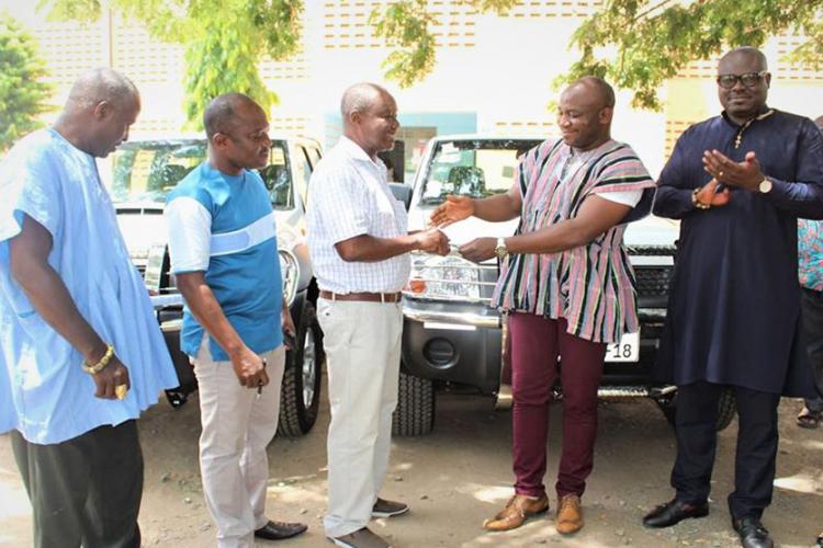 SODA new two (2) Nissan NP300 pickups, Dodowa