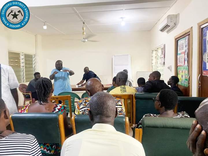THE AGRIC DEARTMENT OF THE SHAI-OSUDOKU DISTRICT ASSEMBLY, HAS HELD ITS ANNUAL RELC MEETING.